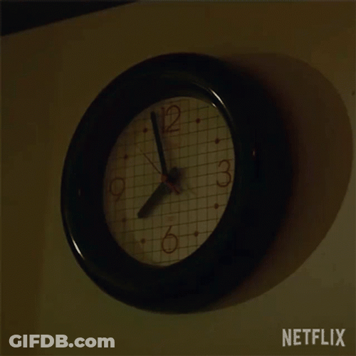 Eight O'Clock Ticking Clock GIF