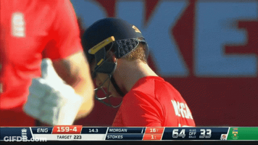 Eion Morgan Vs Steyn GIF