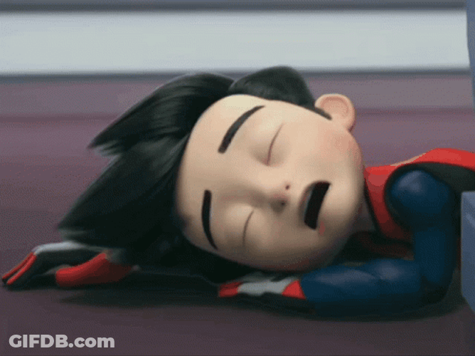 Ejen Ali Series Ali Sleep Well Snoring GIF