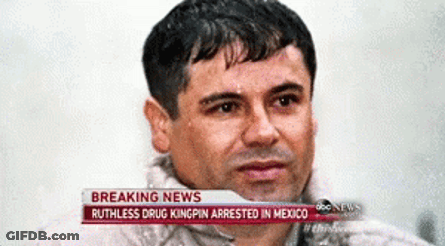 El Chapo On The News GIF