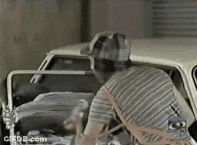 El Chavo Cleaning Car Window GIF