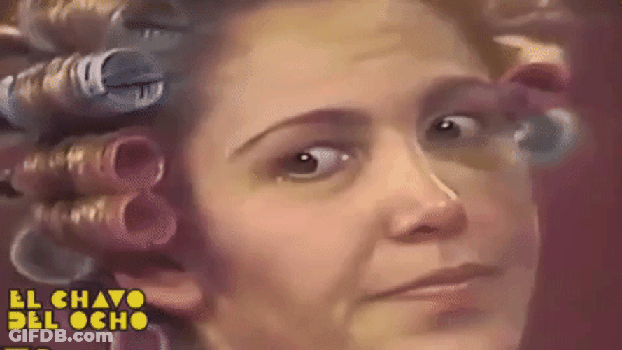 El Chavo Dona Florinda Eye Roll GIF