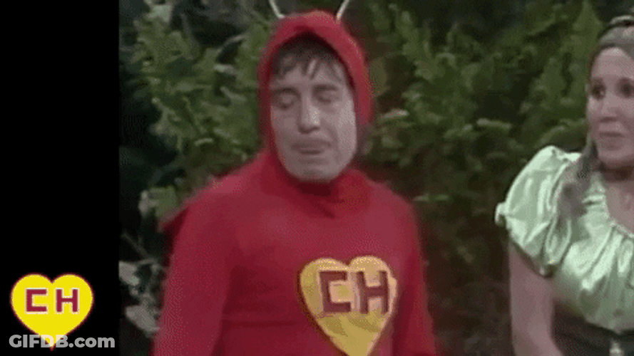 El Chavo In Red Costume GIF