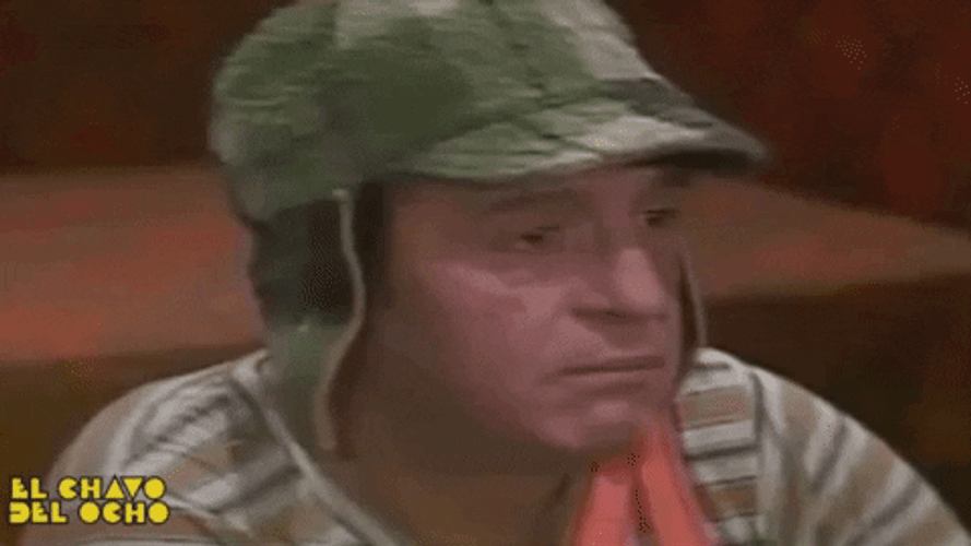El Chavo Looking Worried GIF