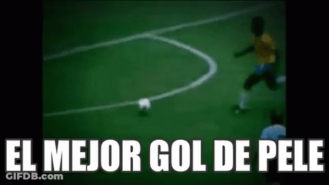 El Mejor Gol De Pele Soccer Player Kicking Ball GIF