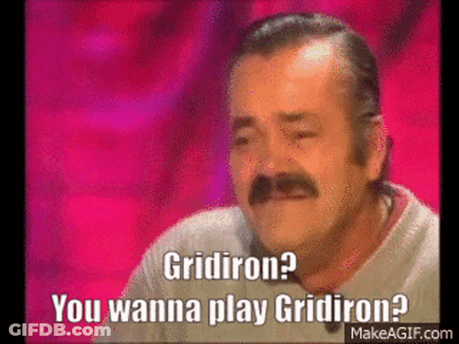 El Risitas Kekw Reaction Gridiron Meme GIF