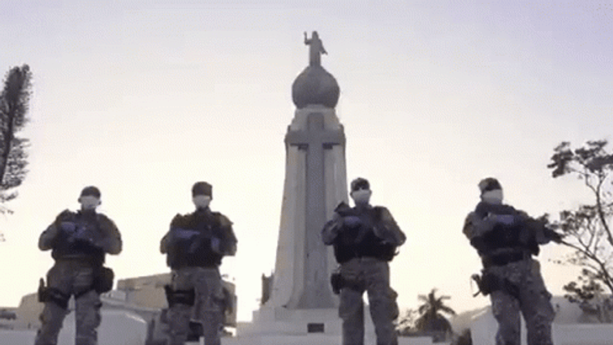 El Salvador Monument Guards GIF