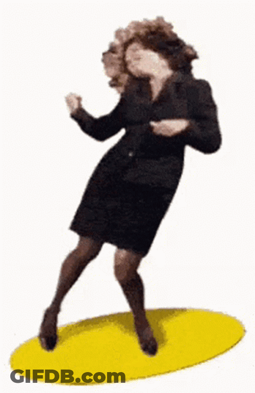 Elaine Dancing Body Shaking GIF
