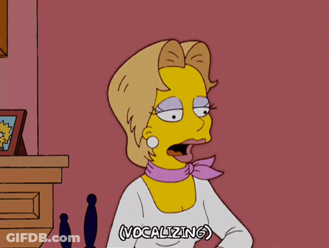 Elaine Dancing Chloe Talbot The Simpsons GIF