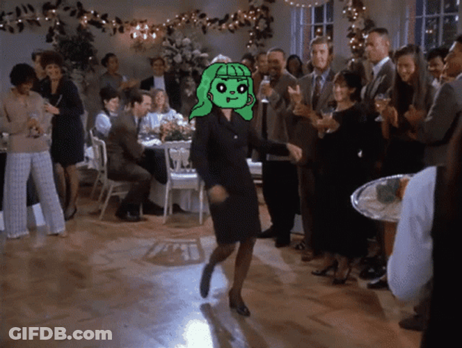 Elaine Dancing Deadfellaz GIF