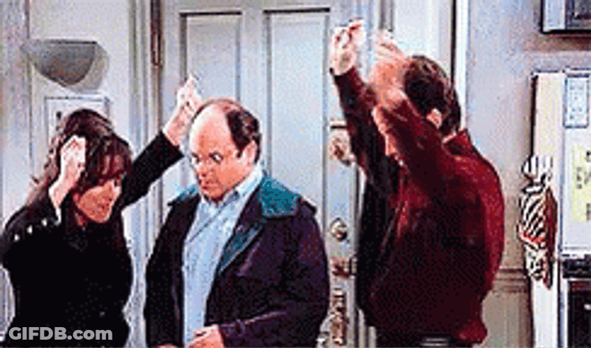 Elaine Dancing Jerry Seinfield George Costanza GIF