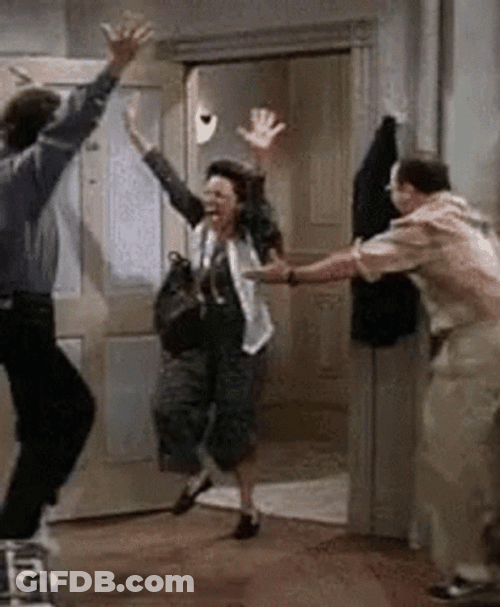 Elaine Dancing Seinfeld Cast GIF