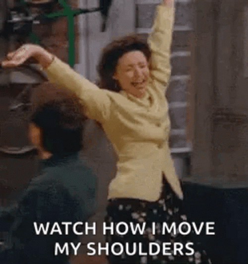 Elaine Dancing Watch How I Move GIF