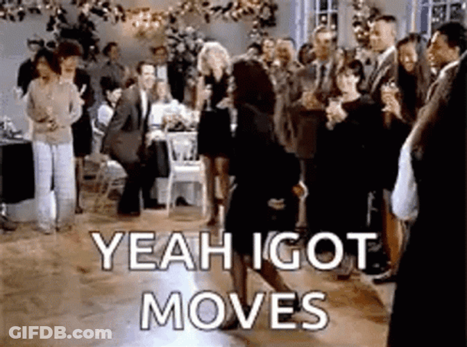 Elaine Dancing Yeah I Got Moves GIF