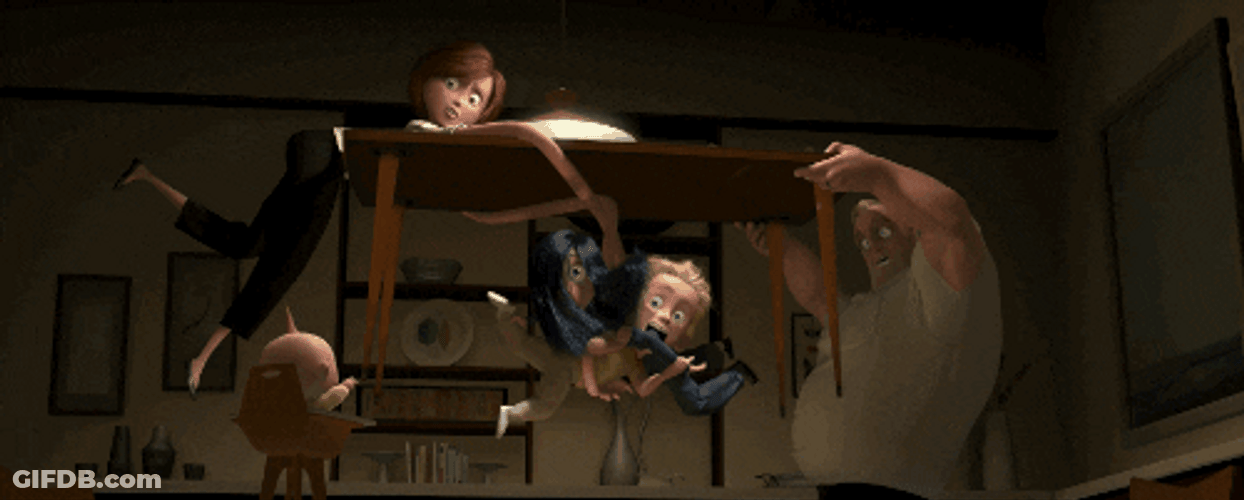 Elastigirl Levitate In The Air GIF