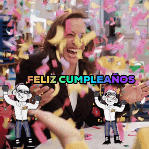 Elated Feliz Cumpleaños GIF