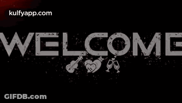 Elcom White Letters On Red Background GIF