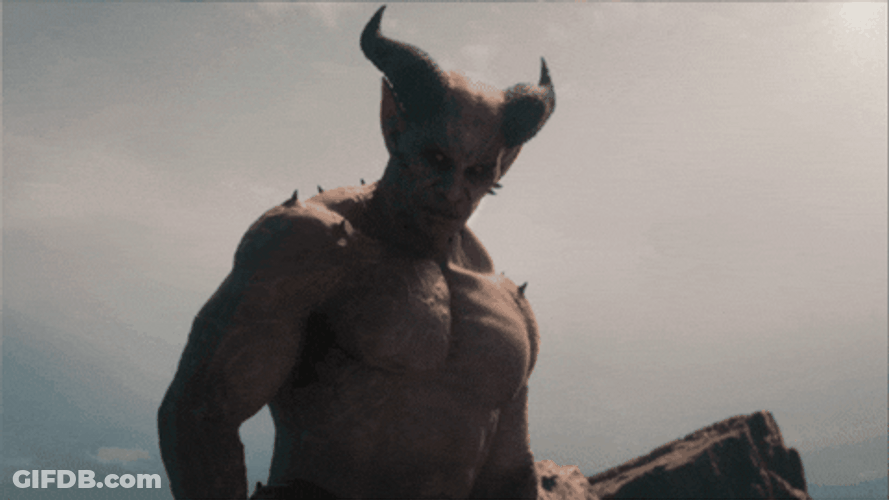 Elder Scrolls Daedra Looking Angry GIF