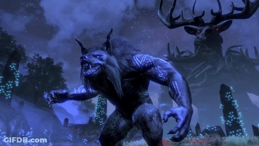 Elder Scrolls Summerset Werewolf GIF