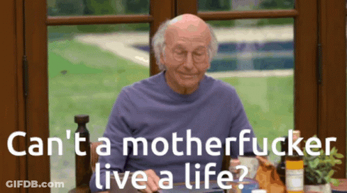 Elderly Man Can't A Motherfucker Live A Life GIF