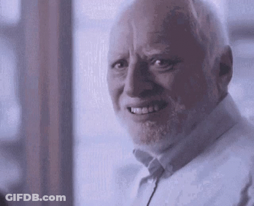 Elderly Man With Beard Smiling At Camera GIF