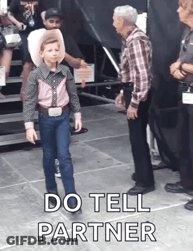 Elderly Woman In Blue Shirt Making Funny Face And Saying And That's How It's Done GIF