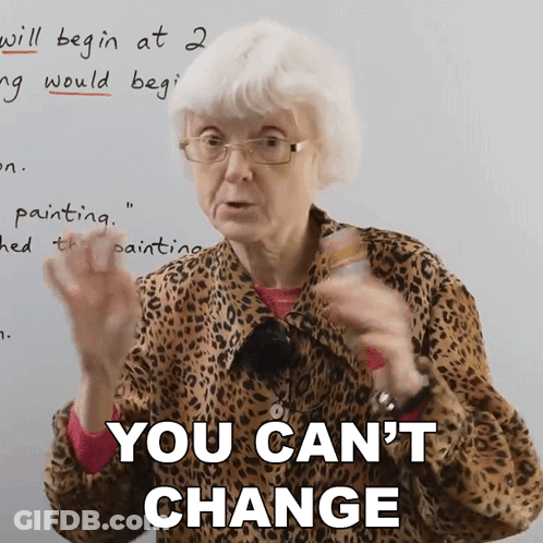Elderly Woman Leopard Jacket You Can't Change GIF