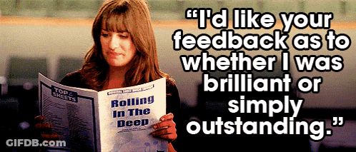 Elderly Woman Pointing At Whiteboard With Words Peek Peep Cool Brilliant Horrible Gross GIF
