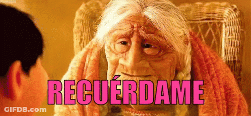 Elderly Woman Sitting In Chair Recuerdame GIF