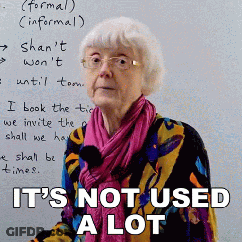 Elderly Woman Whiteboard It's Not Used A Lot GIF