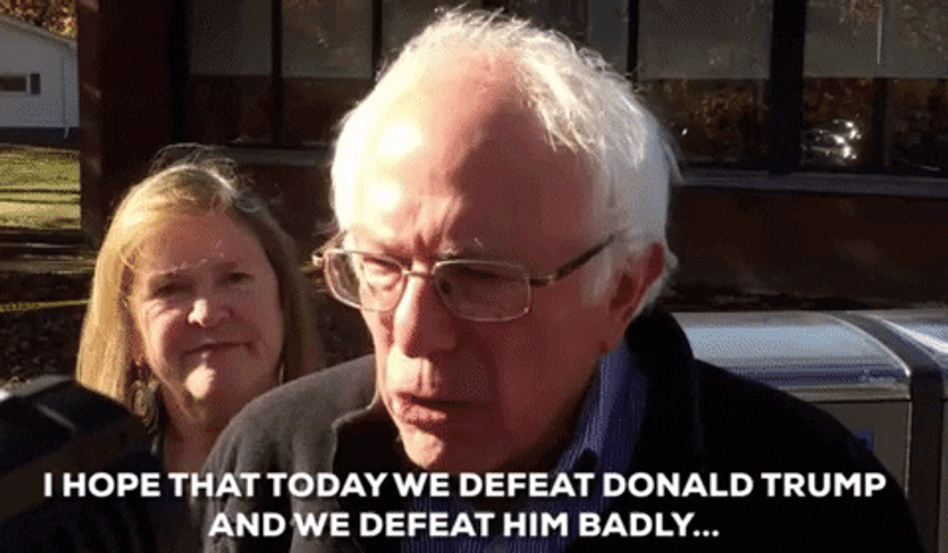 Election Day I Hope We Defeat Him Badly GIF