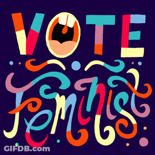 Election Day Vote Feminists GIF