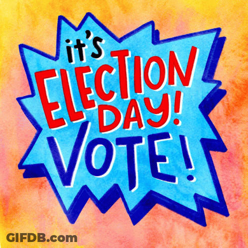 Election Day Vote Sign GIF