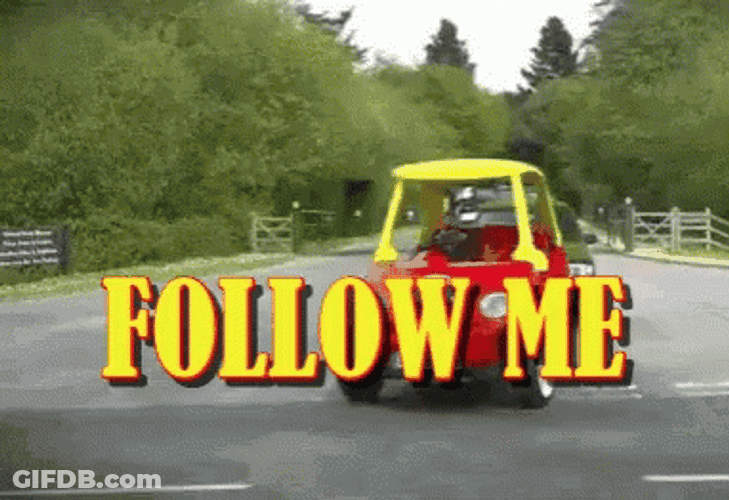 Electric Car Follow Me GIF