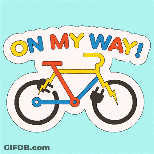 Electric Energy Biking Emoji GIF