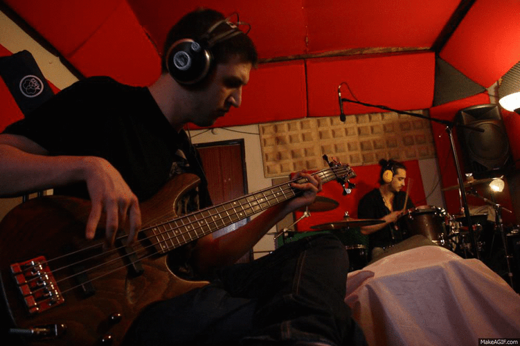 Electric Guitar Playing GIF