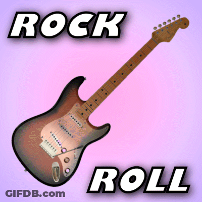 Electric Guitar Rock Roll GIF