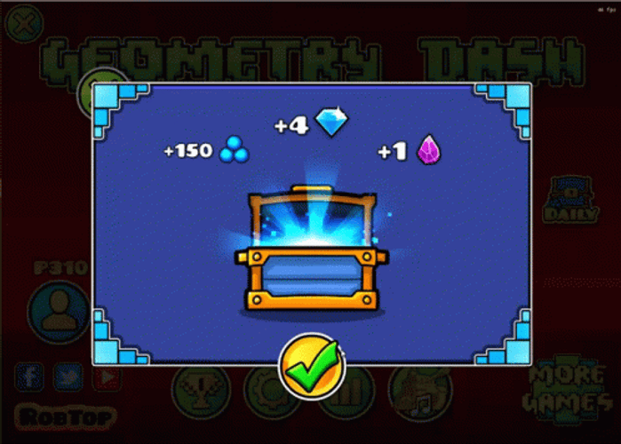 Electrodynamic Geometry Dash GIF