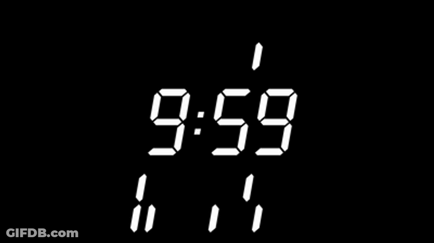 Electronic Countdown Clock GIF