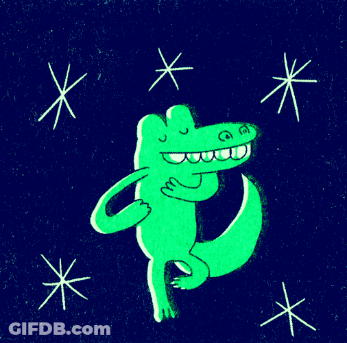 Elegant Alligator Ballet Dancing GIF