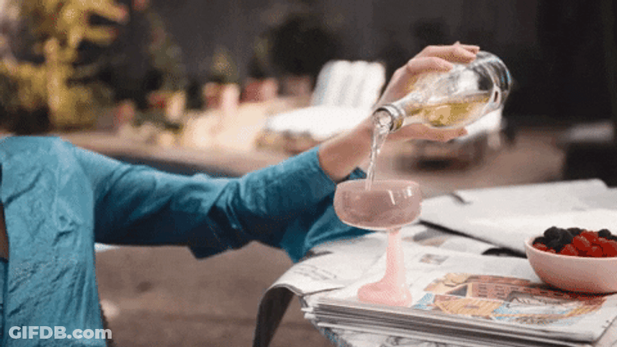 Elegant Liquor Pouring Drink GIF