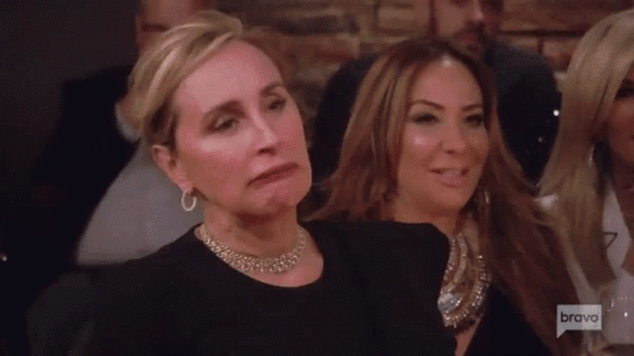 Elegant Woman Disappointed Oy Vey GIF