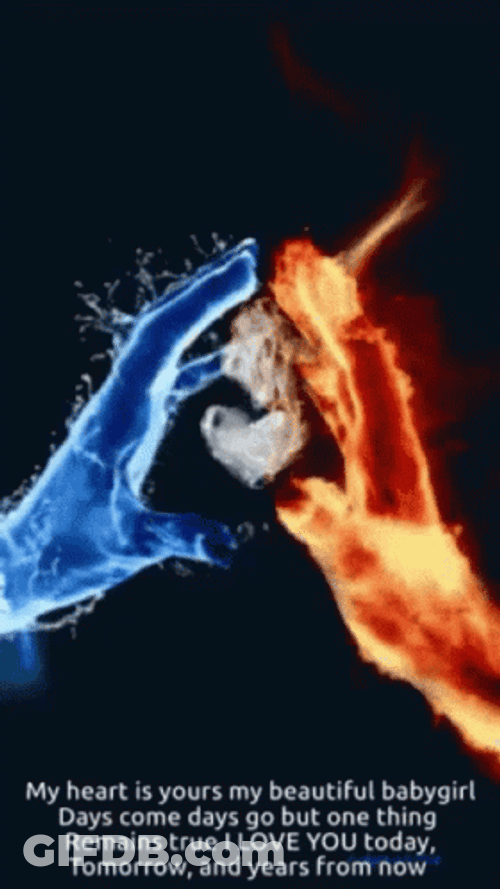 Elemental Heart Shape Smoke GIF