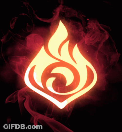 Elemental Rose Fire GIF