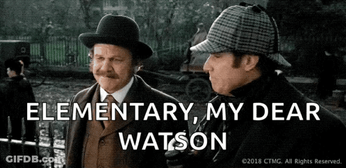 Elementary My Dear Watson Two Men GIF