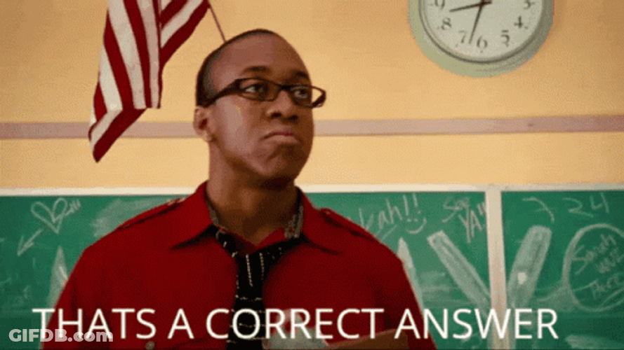 Elementary Teacher That Is Correct Answer GIF