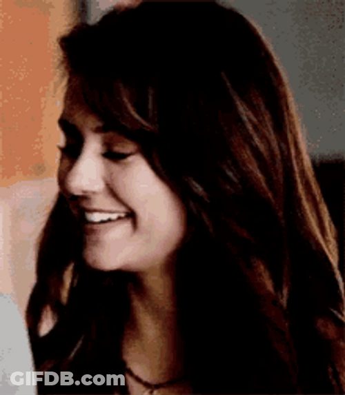 Elena Gilbert Happy Beautiful Smile GIF