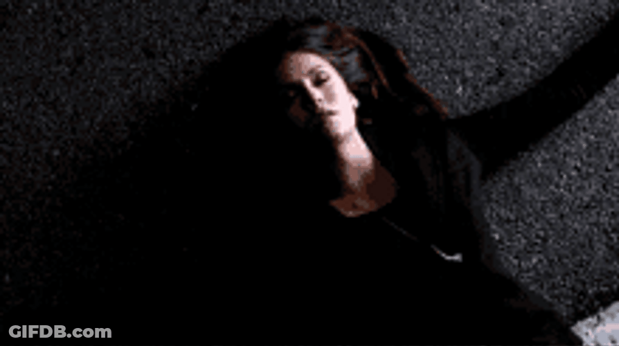 Elena Gilbert Lying On Ground Hurt GIF