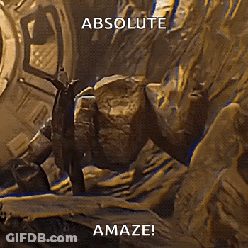 Elephant Statue Saying Absolute Amazes GIF