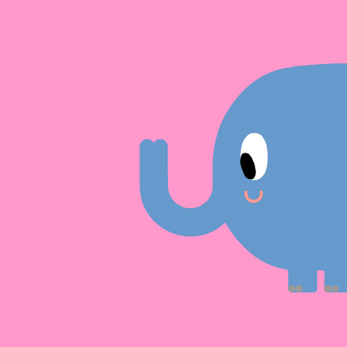 Elephant Wavy Nose GIF
